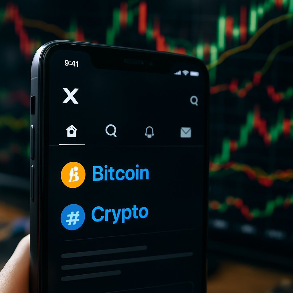 실시간 소통의 장, X(구 트위터)의 암호화폐 활용법