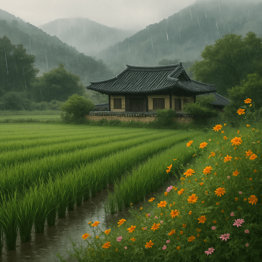 장마철과 소서: 자연과의 조화로운 여름