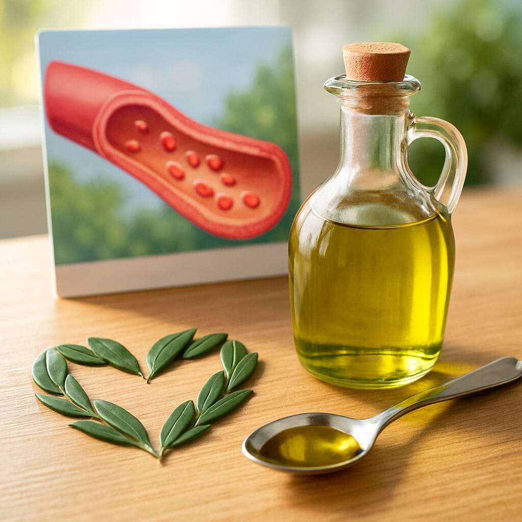 공복 올리브유 섭취와 혈관 건강의 깊은 연관성